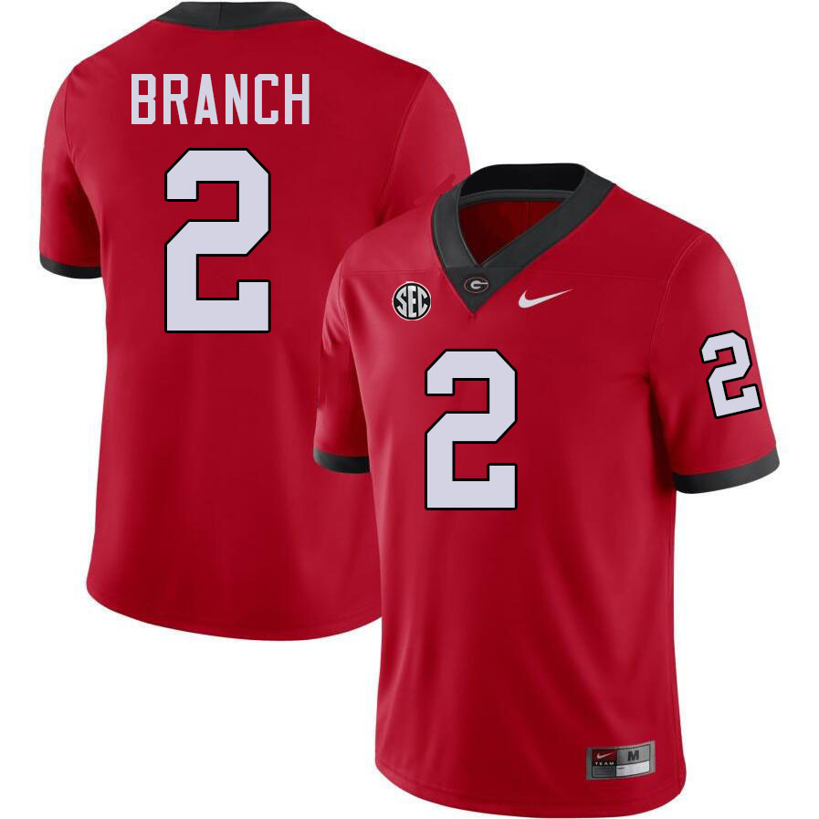 #2 Zion Branch UGA Jersey,University Of Georgia Bulldogs Football Jersey,Uniforms,Gears-Red #2 Zion Branch UGA Jersey,University Of Georgia Bulldogs Football Jersey,Uniforms,Gears-Red